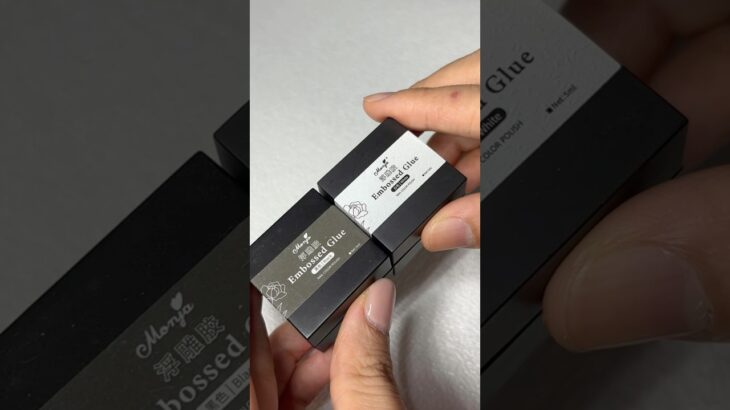 monja embossed gel | embos nail design