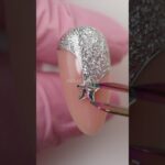 Uñas Plata Brillantes con Estrella de Swarovski 💅🏼✨ Nail Art