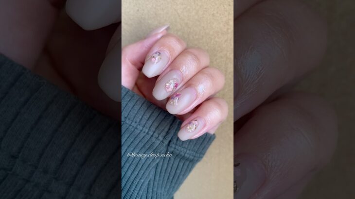 〈ArkNail・NAIL TOWN・seria〉ドライフラワーでハーバリウムネイル💐(2025年)