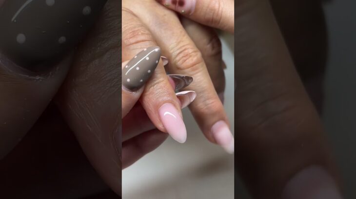 Fixing My Mom’s 6 Week Nail Growth 💅 Builder Gel Fill + Cat Eye Nail Design