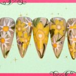 Birth Flower Nail Set 🌸 Daffodil and Jonquil for March | Beginner Nail Art Tutorial