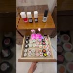#ネイル収納 #ジェル収納　やってみた！みんなはメーカーで分ける派？色で分ける派？