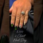 2 Client, $200 Nail Day #tippingculture #nails #nailart #gelxnails #insponails