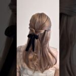 リクエストいただいたのでお呼ばれハーフアップしてみました🥰#ヘアアレンジ #ヘアアレンジ動画 #美容師#お呼ばれヘア