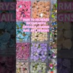 How to increase your income with crystals  charms nail art💐
