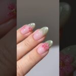 🧚🏻🫧🌸 dewy spring flower #nails #naildesign #nailart