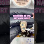 HOW TO: 3D FLOWER NAIL ART (Beginner-Friendly 🌸✨)