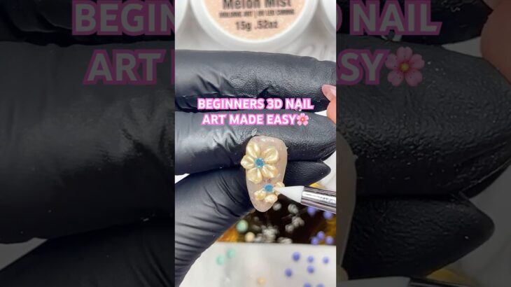 HOW TO: 3D FLOWER NAIL ART (Beginner-Friendly 🌸✨)