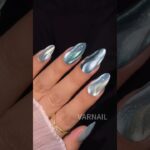 💚✨ How about this 3D Green Wave Cat Eye Nail? #nailart #greennails #cateyenails #hemafreegelpolish