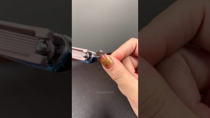 🍊semi-cured gel nail stickers #nail #nailstickers #gelnailsticker #shezaynailbar