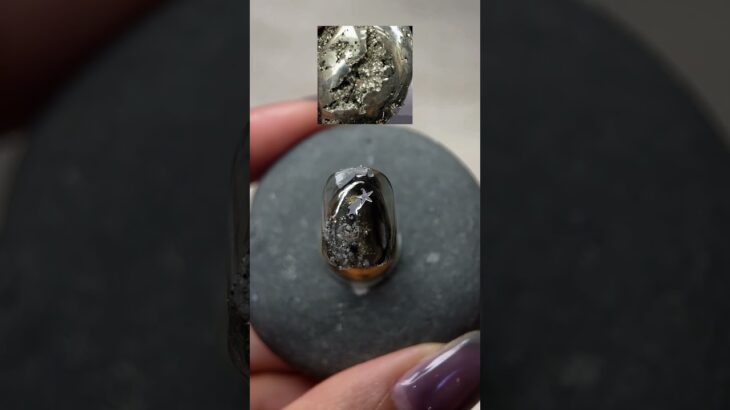 天然石風ミラーネイルアートHOWTO #ネイル #nails #ハンドメイド #howto #annuum #nailart #mirrornails #marblenails