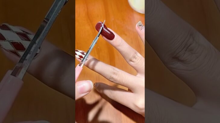 🍊semi-cured gel nail stickers #nails #nailstickers #gelnailsticker #shezaynailbar