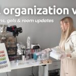 nail organisation & declutter for NEW charms + gel polish 💫 nail artist vlog