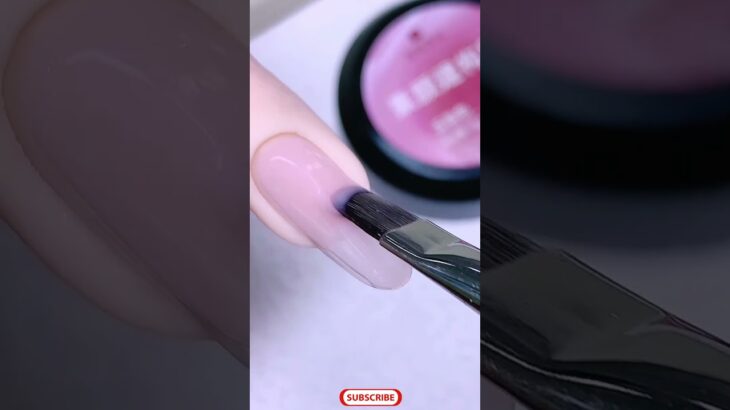 Nail Tips💅 The Builder gel on nail tips  #nails #nailgelart #nailart