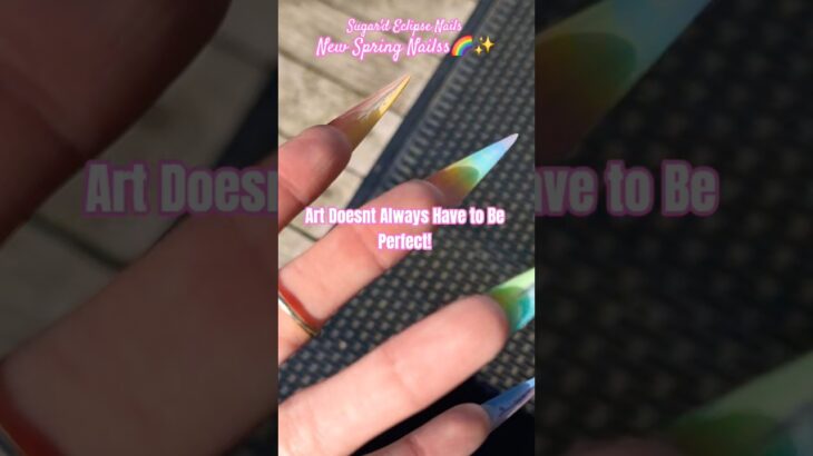 Spring Nail Inspo🌈 #nailart #springnails #nails #relatable #4urpage #fypシ