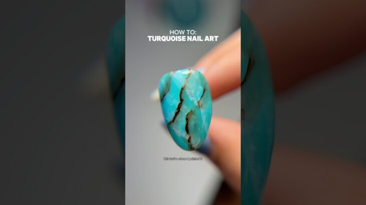 NEED IT IN EVERY SET OMG 🩵discount code PRETTYBYBRIT #turquoise #nailart #tutorial #howto