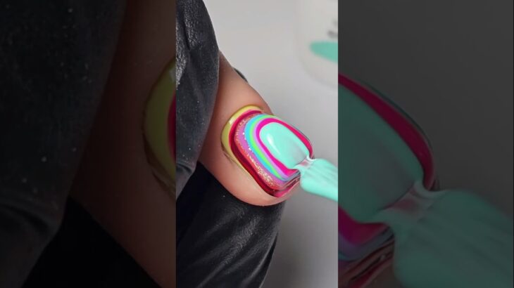 Gel Polish Mountain ⛰️  #nails #gelpolish #gelnails #biab