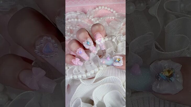 Doing my own right hand🫠 #nailart #네일 #ネイル #nails #ногти #nailtutorial #selfnails #네일아트 #naildesign