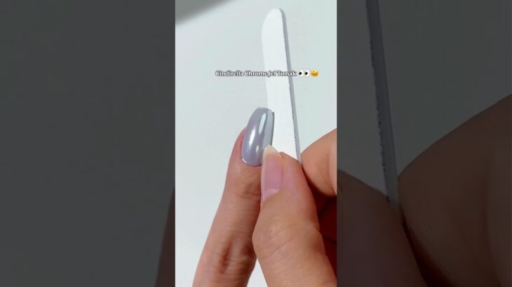 Cinderella Chrome Jel Tırnak👀🫠 #ohora #jeltırnak #nails #nailinspo