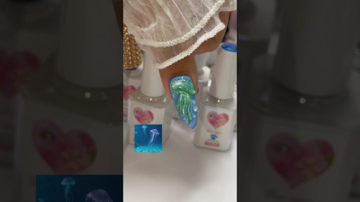 🪼 #nailart #naildesign #nails #summer #pressonnails