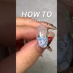 ふんわり青が咲く♡ネモフィラネイルのやり方