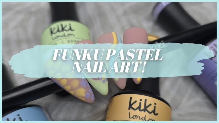 FUN AND FUNKY PASTEL GEL POLISH NAIL ART! 🌈