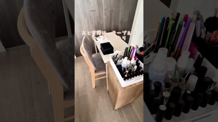 セルフネイラーのネイルテーブル