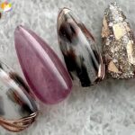 【セリア新色】大人かっこいい色気ニュアンスネイル😎💅✨