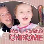 Bali Learns Chrome! | Fun Kids Nail Art How To 🎨✨