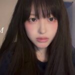 【GRWM】一重の私の最新毎日メイク・黒髪ver