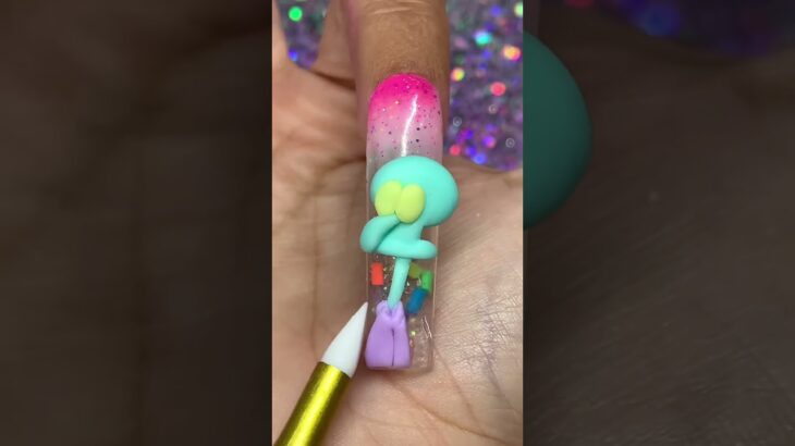 Giving myself the CRAZIEST SpongeBob Nails EVER??😱🧽💅🏻 Would you wear these nails?