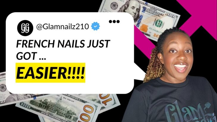 Airbrush French Nails Using Nail Stencils | Easy Salon Technique for Perfect French Tips