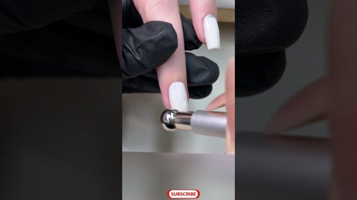 Apply gel polish nail simple at home #nailart