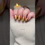 Autumn Cat Eye Nails