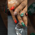 Christmas Nail Design on Builder Gel Nails | Itz Sirap
