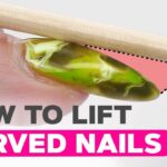 Dual Forms for Curved Nails | Gel Extension Nails | Spring Floral Nail Design