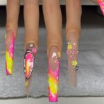 Easy Polygel Nails| Pink & Yellow Spring Nail Inspo| French Tips with Pigment Powders