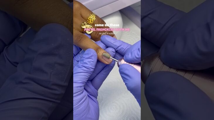 Gel-X Nails with Pastel Pink French Tips