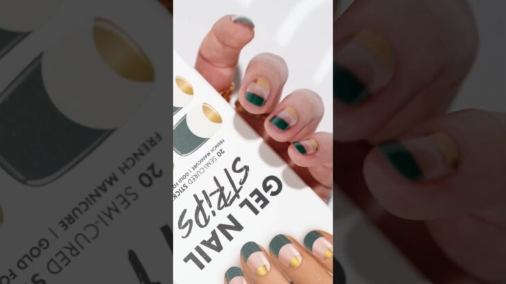 Green with Envy semi-cured gel strips