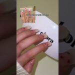 Hailey Bieber nails at home