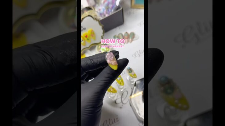 How to easy 3D nailart design #glitzaccessoriesandsuch #3dnailarts #glitzomegagel #glitz5dgel