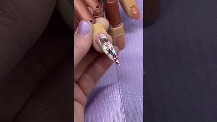 Live highlight.  The reveal! #summernails