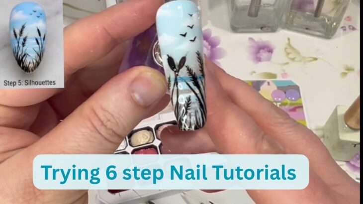 Nail Art Design Using a 6 Step Nail Tutorial. Using Pat Pat Gels. Trying to Break a Design Slump.
