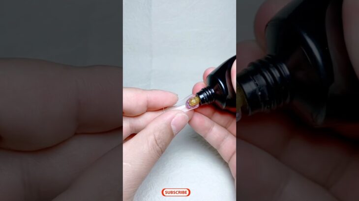 Poly gel nail idea 1032