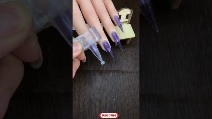 Poly gel nail idea