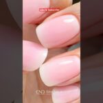 Soft pink Ombre nails design step by step #youtubeshorts #nails #nailart