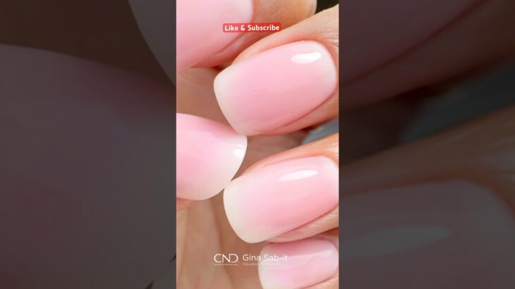 Soft pink Ombre nails design step by step #youtubeshorts #nails #nailart