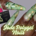 Trying SANDWICH NAIL FORMS | Polygel JADE NAILS | Marble Nails