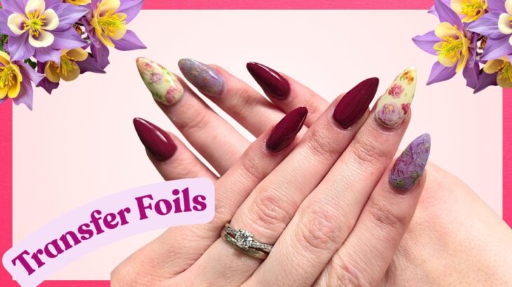 Watch Me Work | Bold Spring Floral Nail Set | Nail Order, Glitter Mix Canada, Vettsy, Canni
