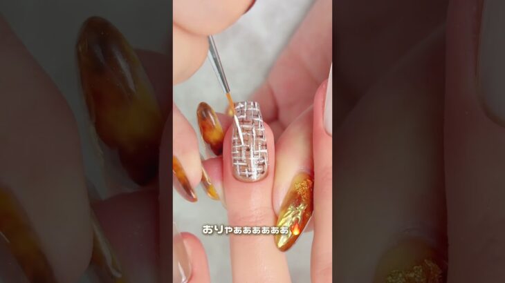 【人気No.1】ツイードネイルは色変更で無限に可愛い♡トレンドデザインコースが神コスパすぎた✨